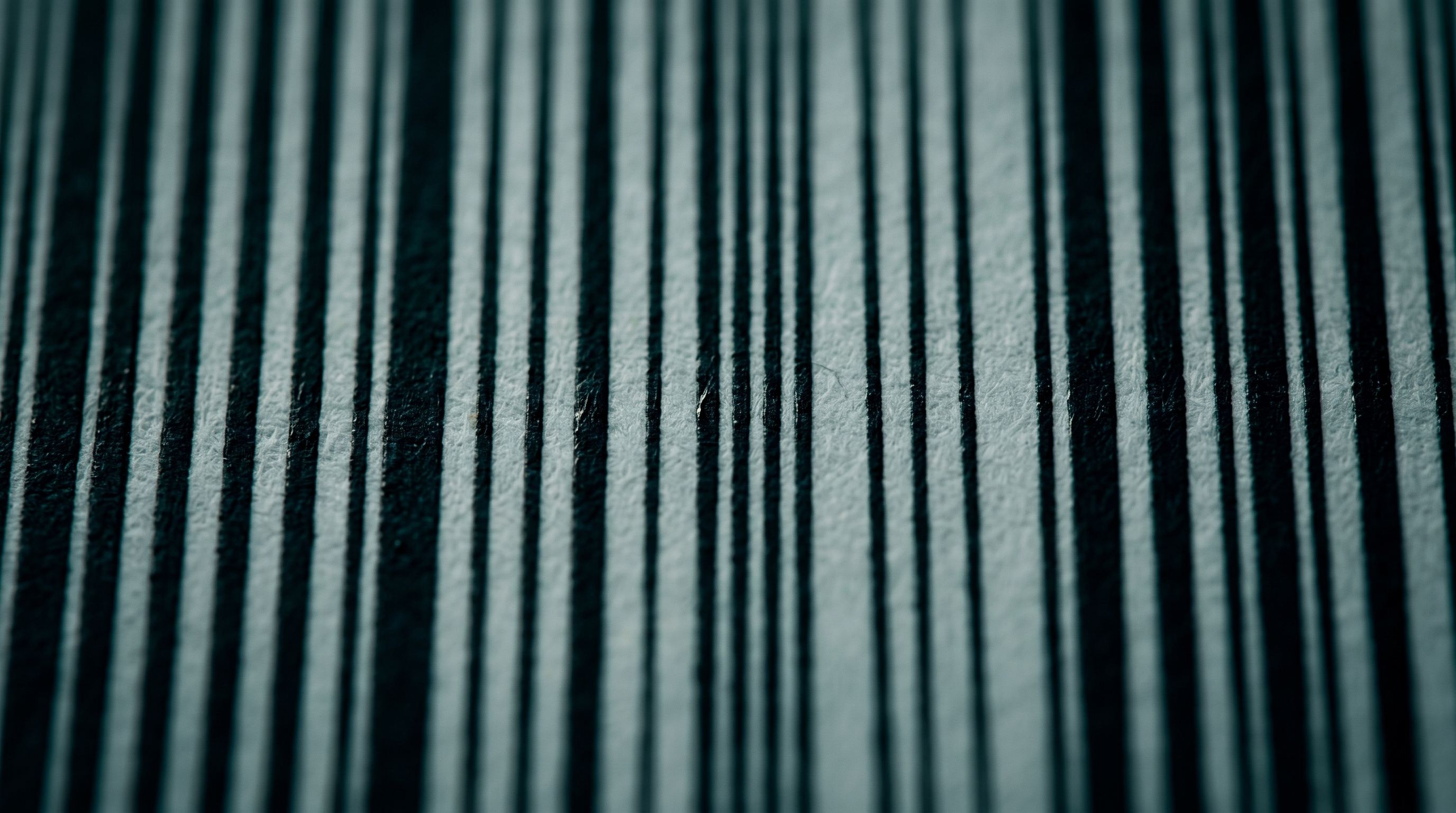 Macro shot of a book barcode