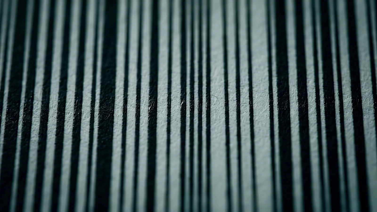 Close-up of the barcode on the back cover of a book