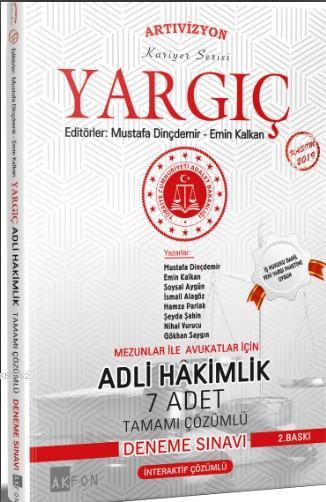 Akfon Yargic Adli Hakimlik 7 Deneme Kolektif 9786058023420 Kitap Garantikitap Com