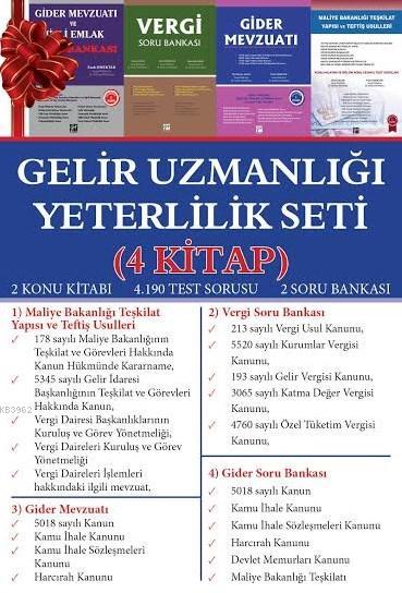 Gelir Uzmanligi Soru Bankasi Ozel Ve Yeterlilik Vergi Dairesi Mudur Yardimciligi Sinavi Ismail Saylag 9789756331699 Kitap Garantikitap Com