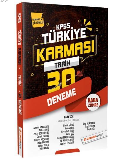 2020 Kpss Tarih 30 Deneme Turkiye Karmasi Tamami Cozumlu Kolektif 9786050390704 Kitap Garantikitap Com
