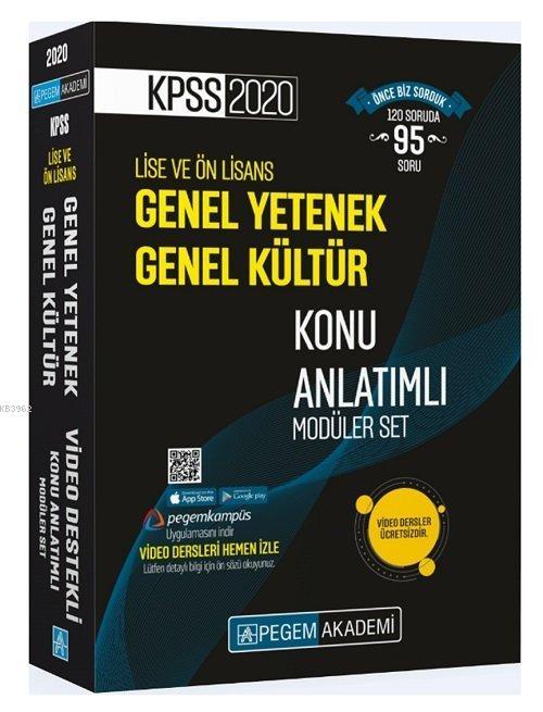 2020 Kpss Lise Ve Onlisans Genel Yetenek Genel Kultur Video Destekli Konu Anlatimli Moduler Set Kolektif 9786052417355 Kitap Garantikitap Com