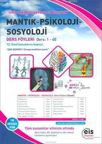 Mantik Psikoloji Sosyoloji Ders Foyleri 1 40 Eis Yayinlari Kolektif 9786059599566 Kitap Garantikitap Com